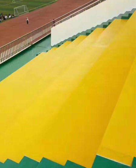 唐河球场台阶翻新修补改造